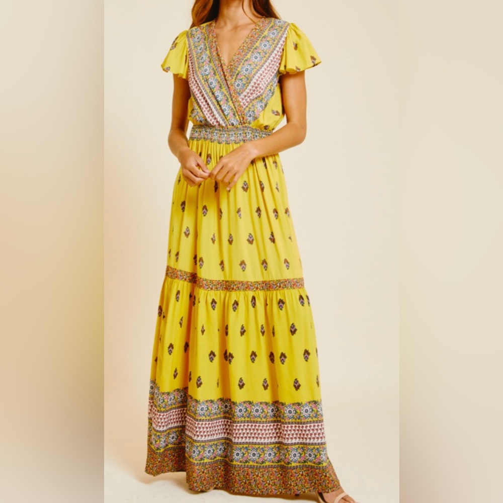 Gorgeous Yellow maxi dress